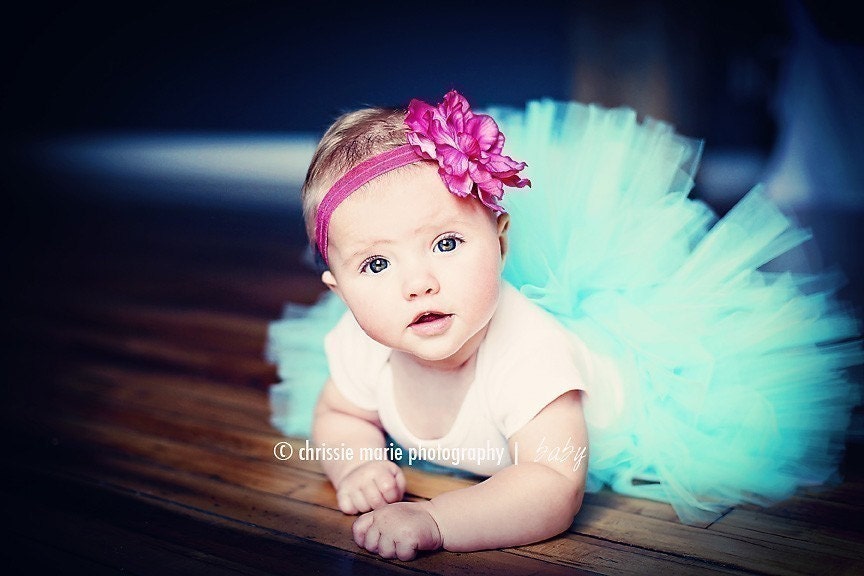 Hot Pink Flower Headband, Hot Pink Baby Headband, Hot Pink Bow Headband, ALL Sizes Available, Birthday, Cupcake