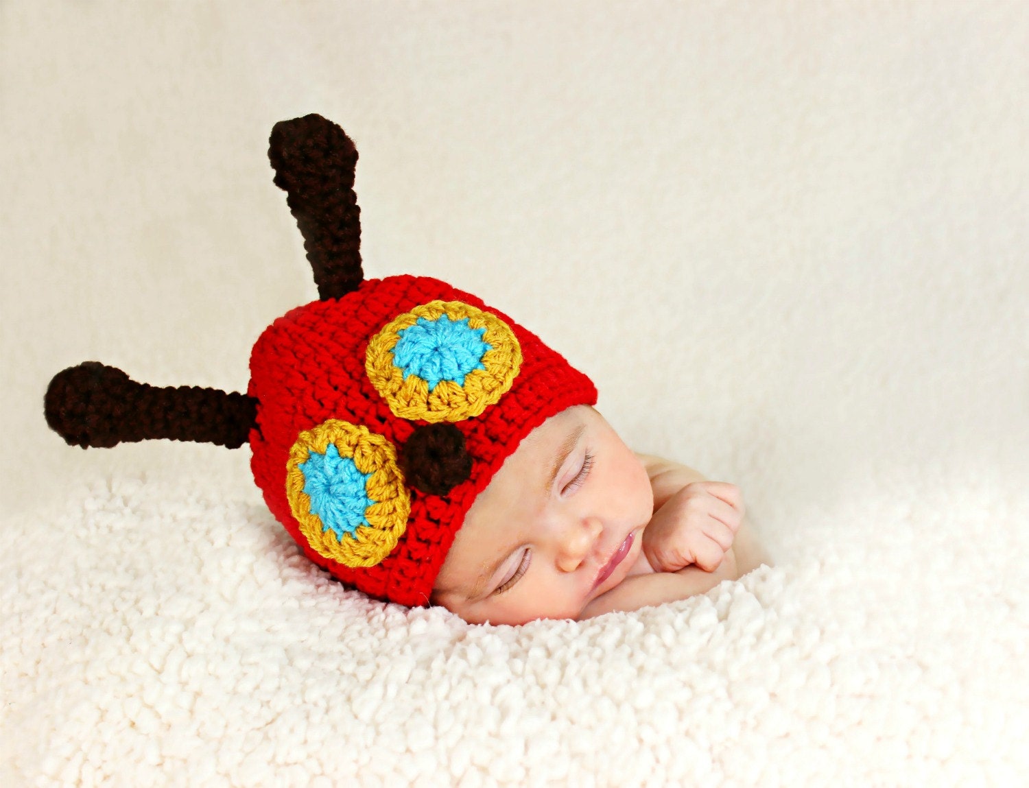Very Hungry Caterpillar Hat - newborn, baby, toddler, child, photo prop