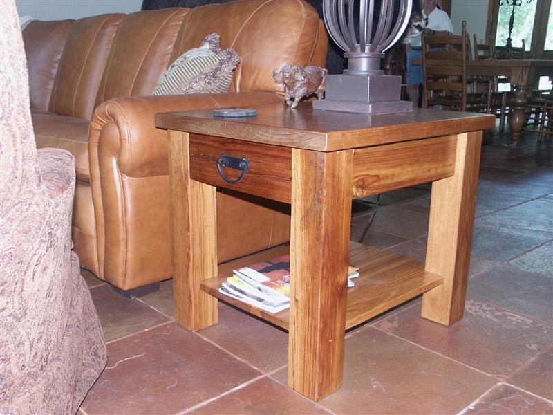 Reclaimed antique long-leaf pine coffee table