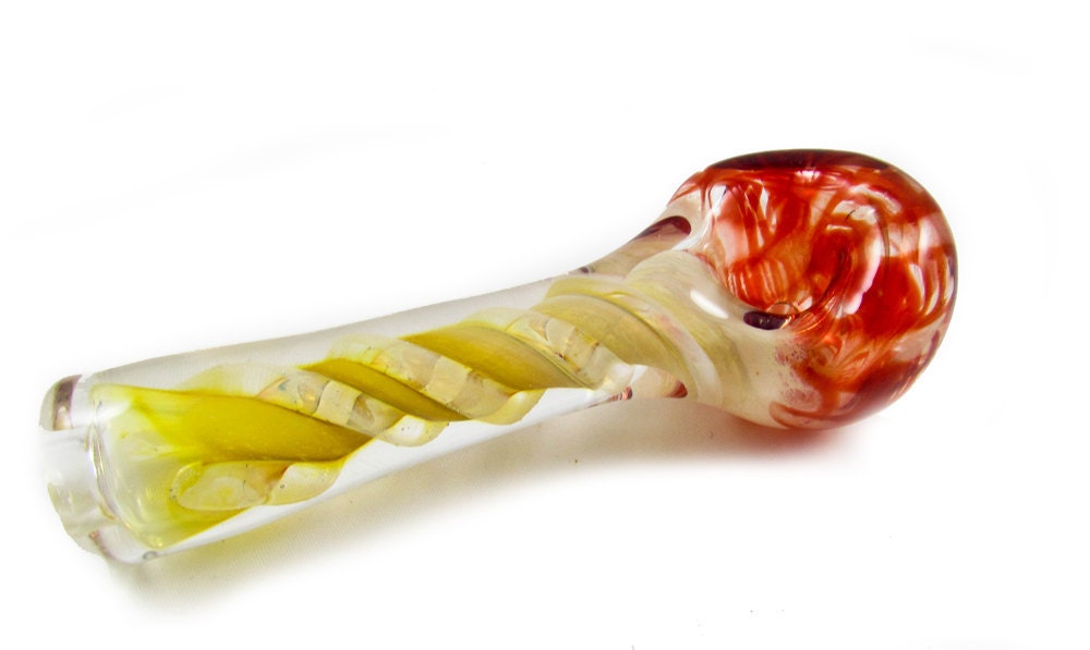 Hand Blown Glass Tobacco Pipes