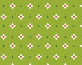Flowers on Green from Hello Pilgrim by Lizzy House - Half Yard