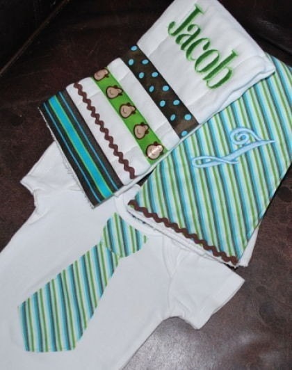 Boutiqe PERSONALIZED Little Man Set