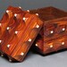 Cocobolo and Maple Decorative Wood Box with Hidden Compartment, 'The Pinnacle Box'