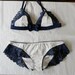 lingerie set with bikini panties and soft bra
