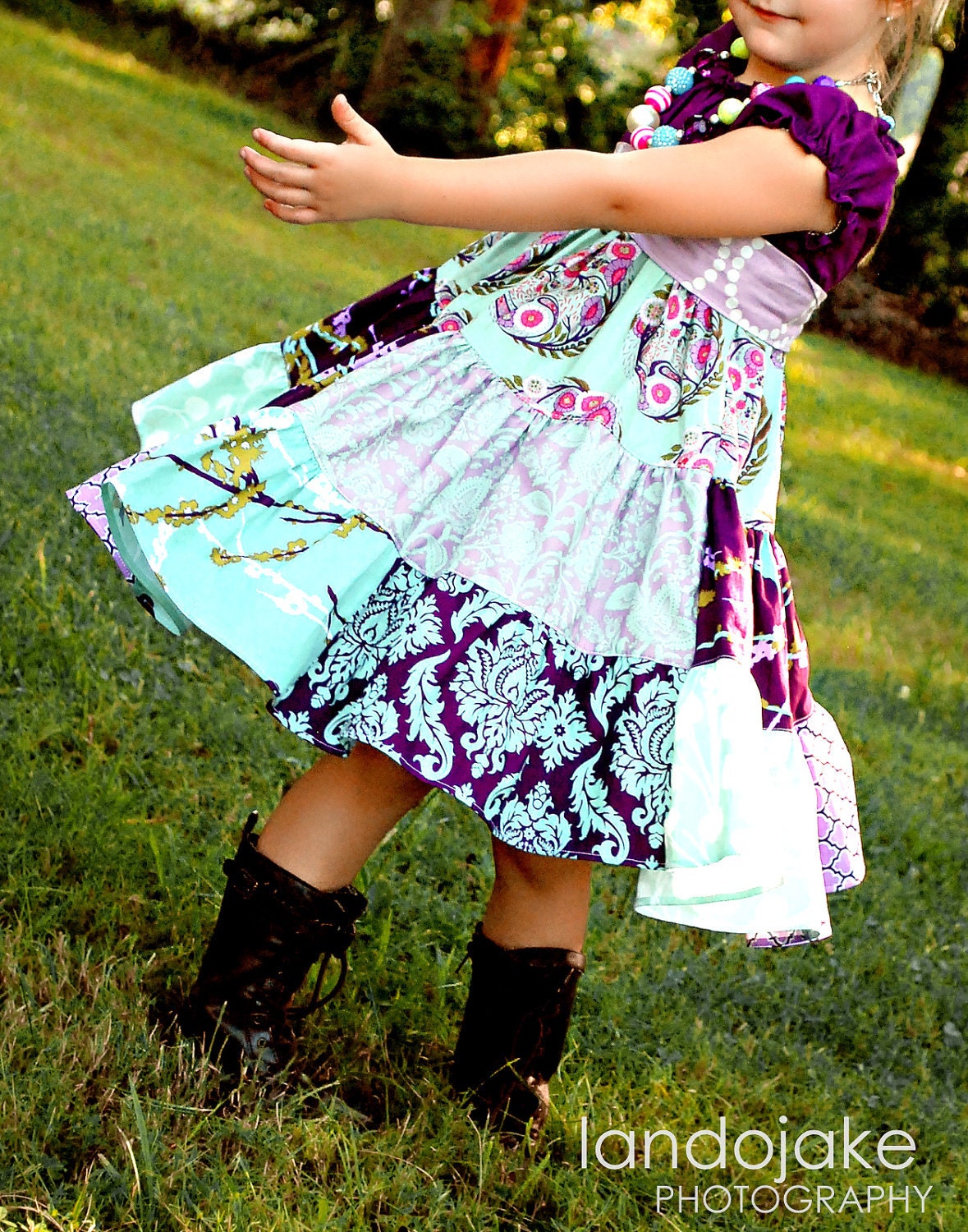 The Viola dress by Corinna Couture