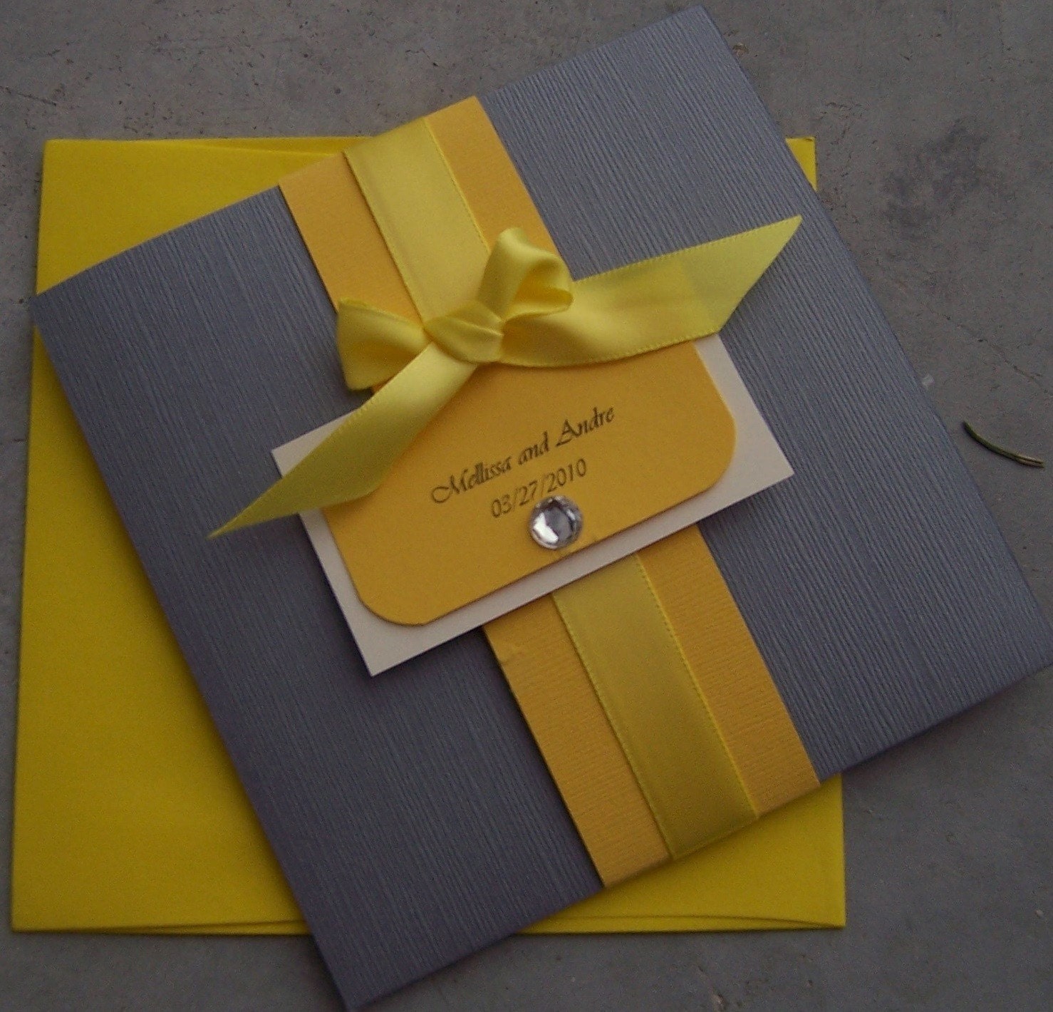 The Bow Pocketfold Invitation Set