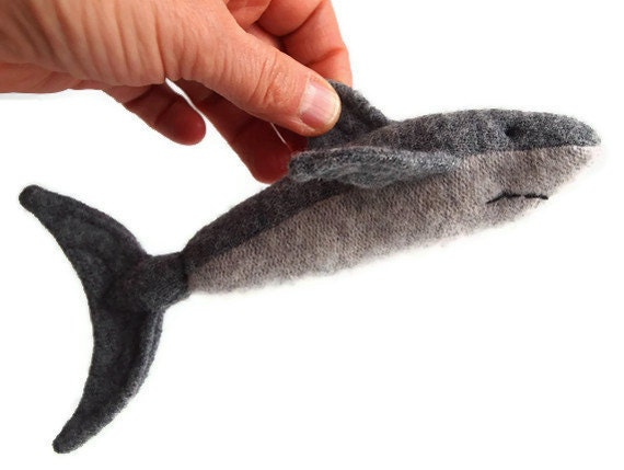 Shark, waldorf toy, stuffed animal