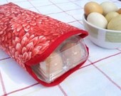 Insulated Egg Carrier - Dahlias