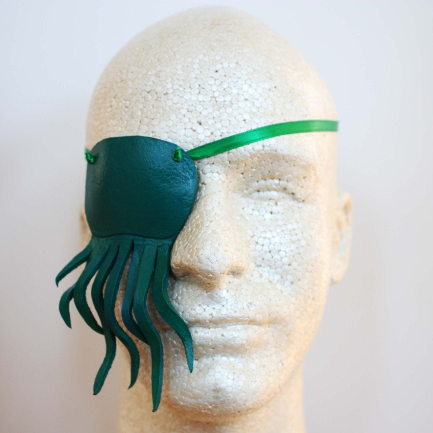 Leather Jellyfish Eye Patch - Handmade