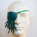 Leather Jellyfish Eye Patch - Handmade