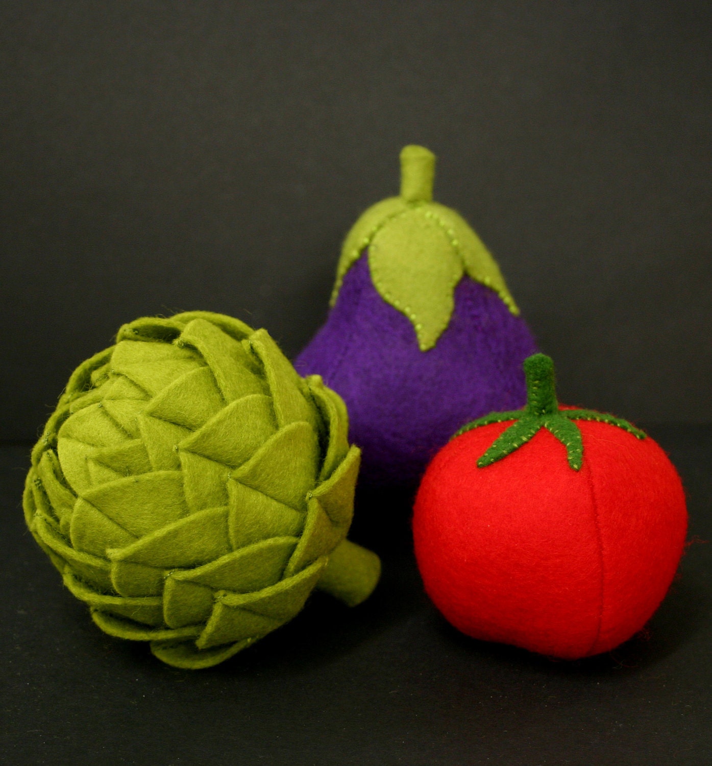 Wool Felt Play Food - Artichoke - Waldorf Inspired Pretend Kitchen or Market Place Accessory for Imaginative Play