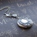 Silver Locket Necklace - Enchanted Immortal Love - Jewelry by TheEnchantedLocket - ROMANTIC Wife Bride I Love You Anniversary Gift