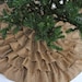 Ruffled Burlap Tree Skirt 60 Inch