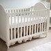 Ruffle Burlap Crib Skirt
