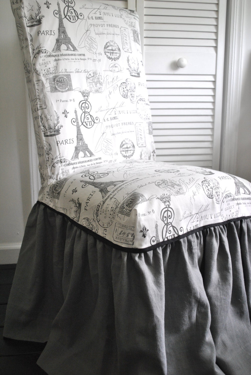 Paris Chic Chair Slipcover