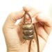 Jasper pendant, Zen style, three stones, on suede cord, with copper findings, all natural materials made in Israel