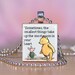 Winne the Pooh and Piglet Scrabble tile Pendant Necklace
