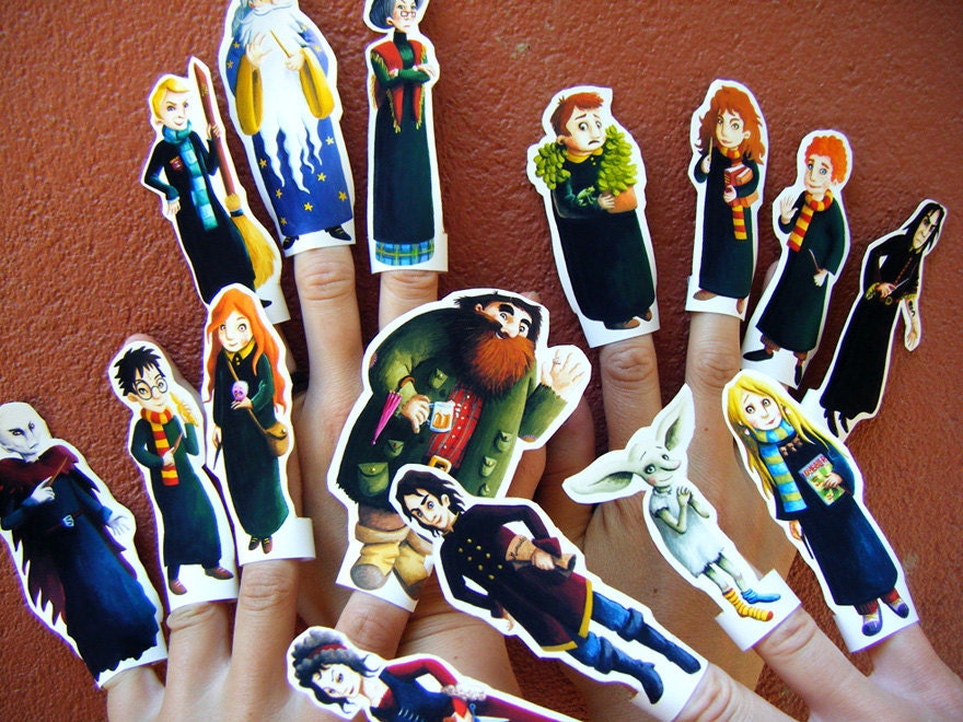 Harry Potter BIG SET of 15 finger puppets