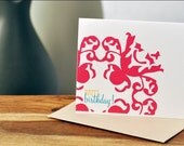 Modern Arabesque Happy Birthday Card