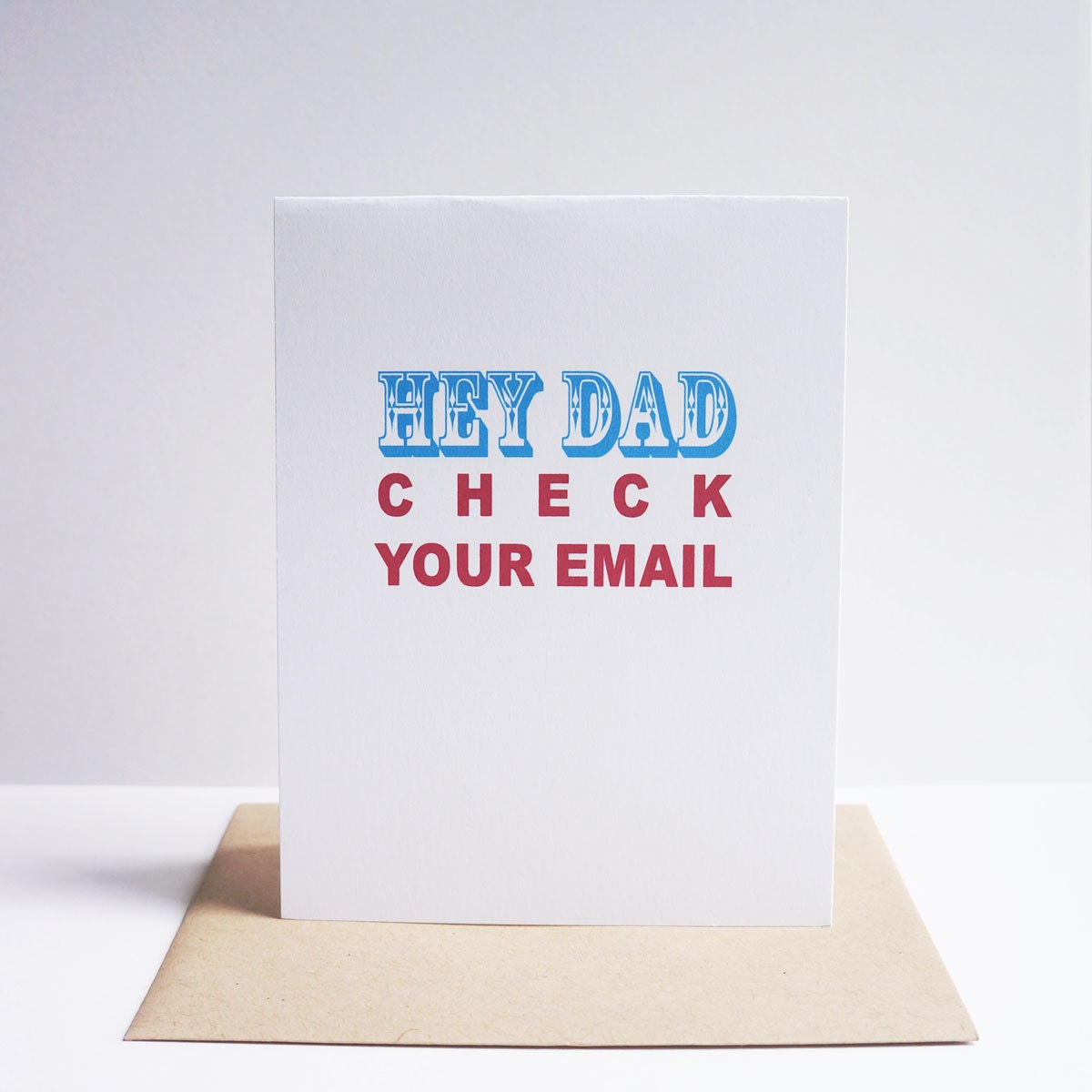 Funny Dad Greeting Card, the Art of Follow-Up