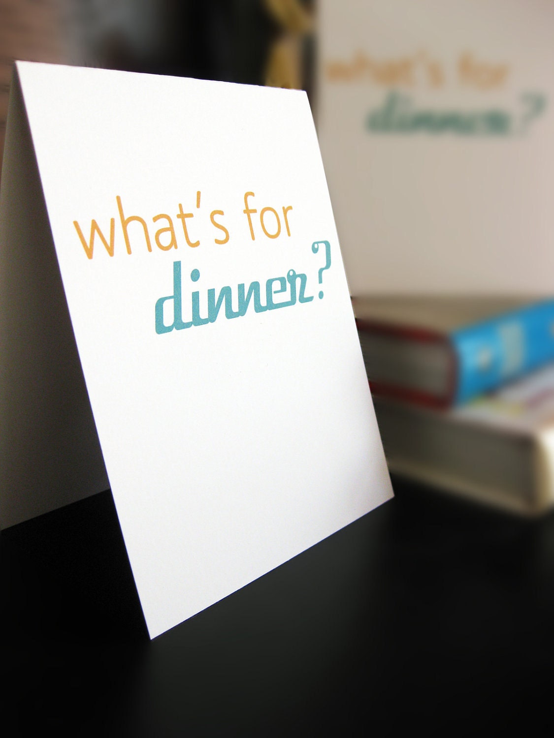 Funny What's for Dinner Modern Greeting Card