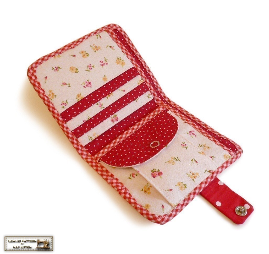Bi fold wallet sewing tutorial -- PDF