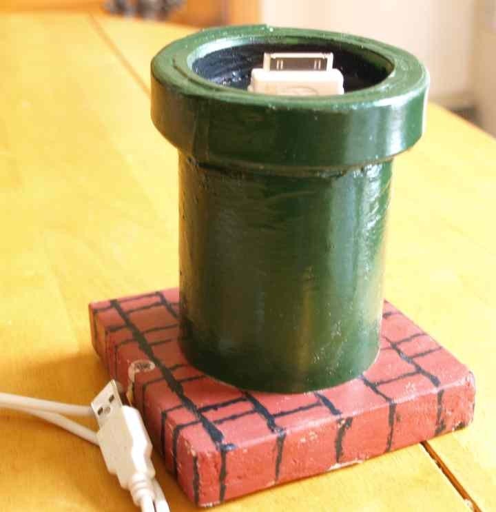 Rock Dock - Mario Brothers Warp Pipe - iPhone/iPod Dock