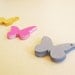 66 Butterfly Tags Size 2" -Mix and match any color Set "Choose your colors" in Non-textured or Textured Cardstock