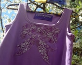 SALE Lavender Bow Tank Top