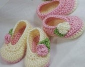 Ballet Slippers Crochet Pattern for Baby ROSEY BALLET SLIPPERS digital