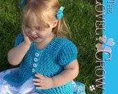 Baby Cardigan Crochet Pattern Vest, Sweater, or Cardigan, BELLA SARAH CARDIGAN digital
