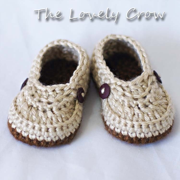 Booties Crochet Pattern for LITTLE MISTER LOAFERS digital