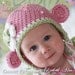 Monkey Earflap Beanie Crochet Pattern Monkey Earflap Beanie for Babies or Toddlers  Bulky Yarn Monkey Earflap Beanie