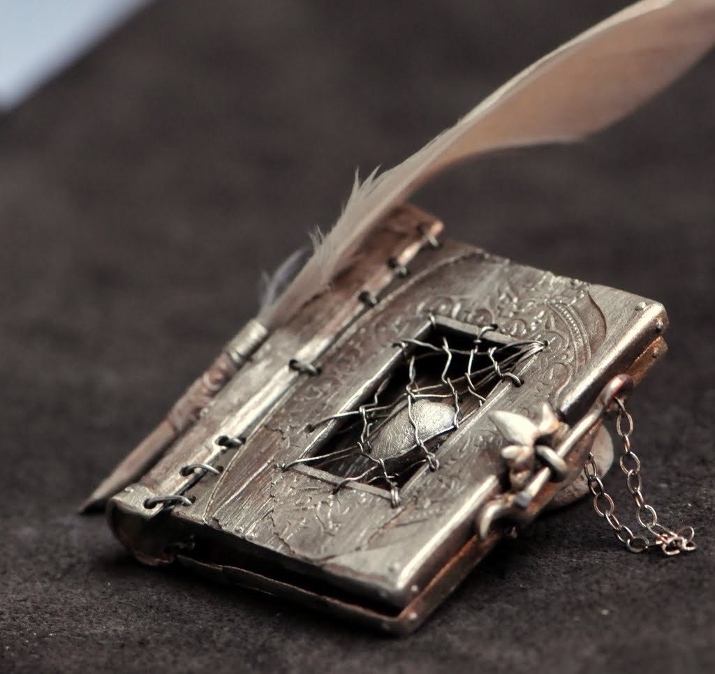 Sterling Silver Book of Lost Love by Christi Anderson
