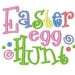 Easter egg Hunt Embroidery Design (2 digital files)