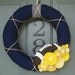 Yarn Wreath Felt Handmade Door Decoration - Game On 12in