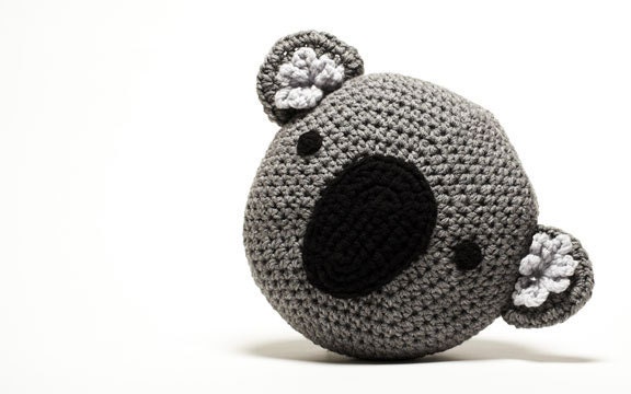 CROCHET KOALA PILLOW
