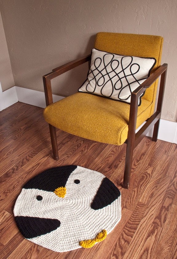 CROCHET PENGUIN RUG  for Vibeke Schoeyen