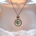 Vintage Floral Necklace with Ribbon. Flower Girl