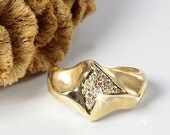 14 kt Yellow Gold Diamond Ring