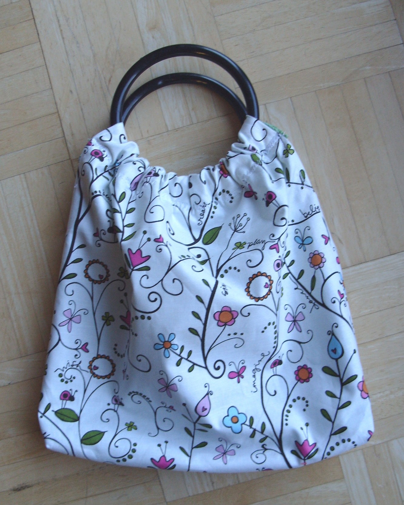 Flower Purse with Inspirational Words