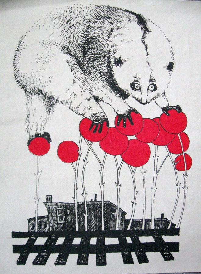 Slow Loris Stalks the City - Large Patch