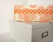 Personalized Cosmetic Makeup Bag - Creamsicle - Made to Order