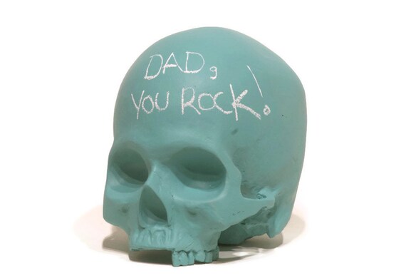 chalkboard skull