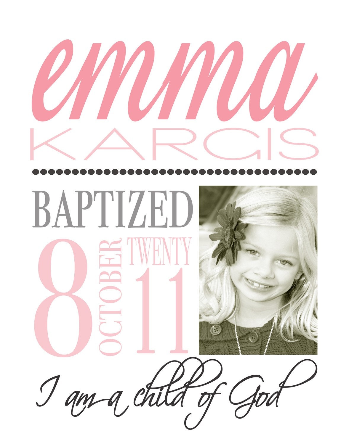 Custom Baptism Subway Art Announcement Il_570xn