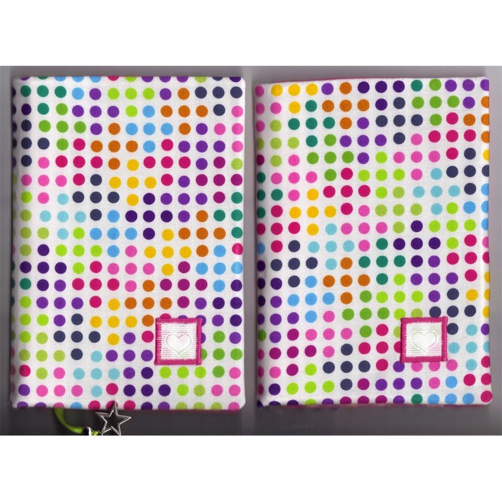 Fits Weight Watchers 360 Pocket Guide and 3 Month Tracker Journal Custom Fitted Cover Set - Candy Dots