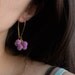 Velvety grapes earrings