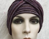 Eco Headwrap Turban Chocolate Brown Maxi size