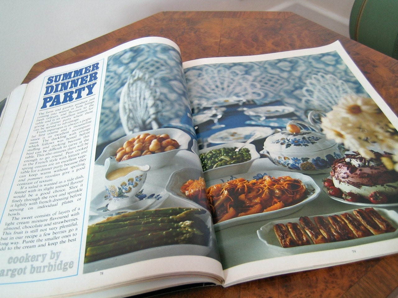70s Homes and Gardens UK magazine June 1970 Interiors Knitting patterns Recipes Articles