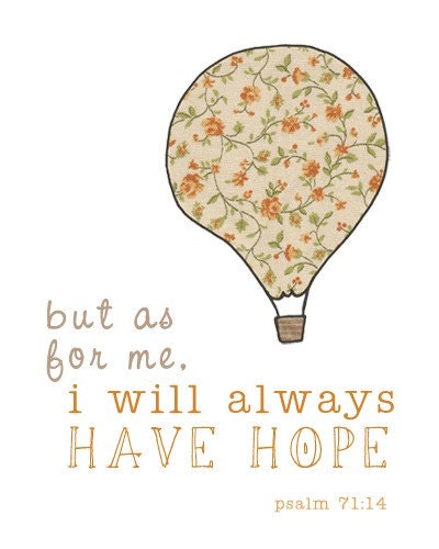 Hope Balloon 8x10 Print